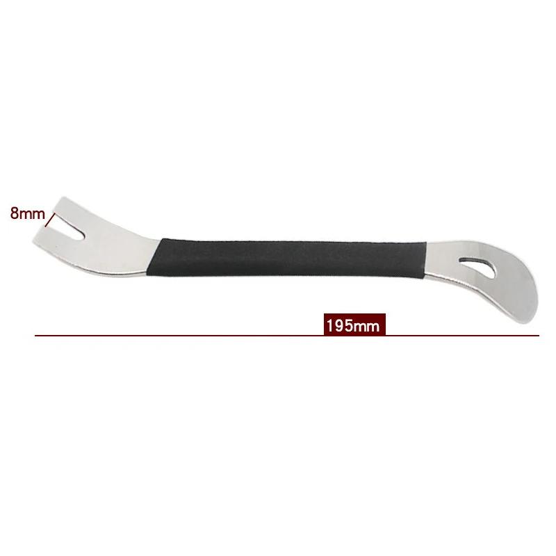 1Pc Portable Auto Door Clip Trim Removal Tools Car Dashboard Audio Panel Navigation Repair Metal Removal Pry Disassembly Tools