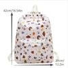 Cute Cartoon Puppy Dog Print Backpack Large-Capacity Casual Student Schoolbag  Delicate Personality Trend Travel Bag Gift