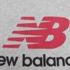 New Balance Men S aThleTicS Logo ShorT Sleeve T ShirT Grey mT51500 Ahh