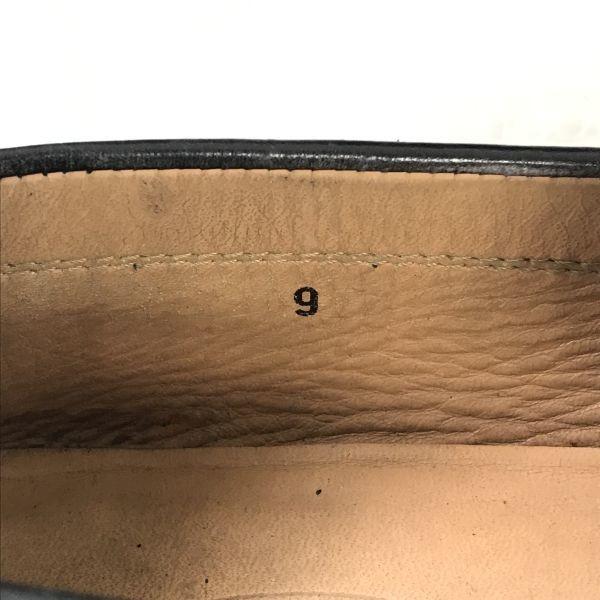 Vintage/TOD’S/Leather Loafers/Moccasins/9/27.0/Black/BLACK/Business Dress Shoes(USED)