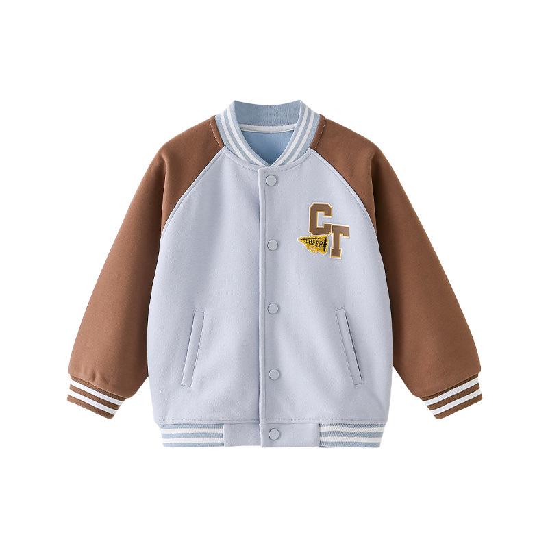

Cotton Hall Kids Baseball Jacket - Boys & Girls Spring/Autumn Style 130 синій