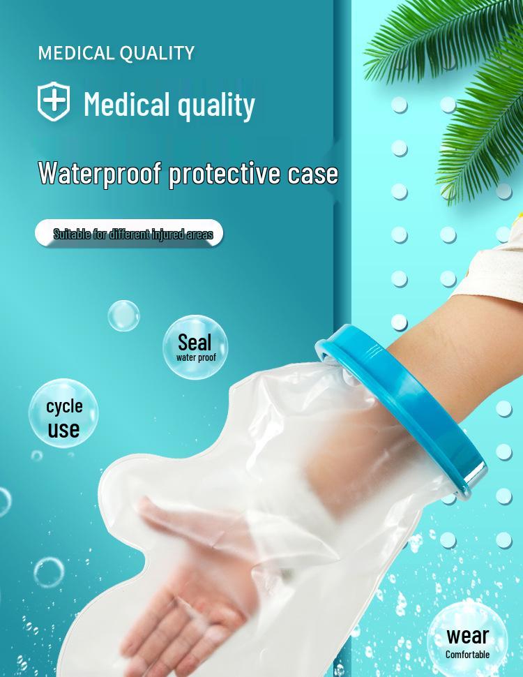 Waterproof Shower Cover for Adult Casts – Arm and Leg Protection Post-Surgery