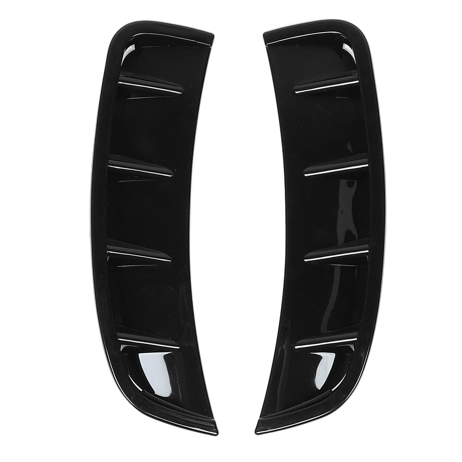 

Front Bumper Side Air Vent Spoiler Enhance Vehicle Appearance Increase Aerodynamics Universal Fit чёрный