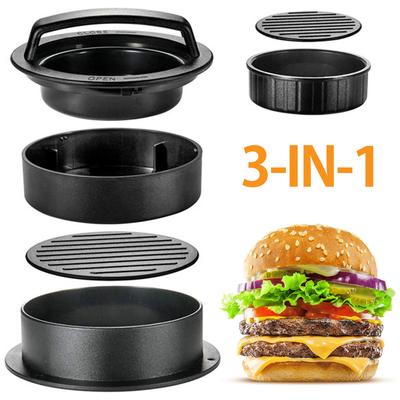ABS Hamburger Maker Hamburger Press Round Shape Non-Stick Chef Cutlets Hamburger Meat Beef Grill Burger Press Patty Maker Mold