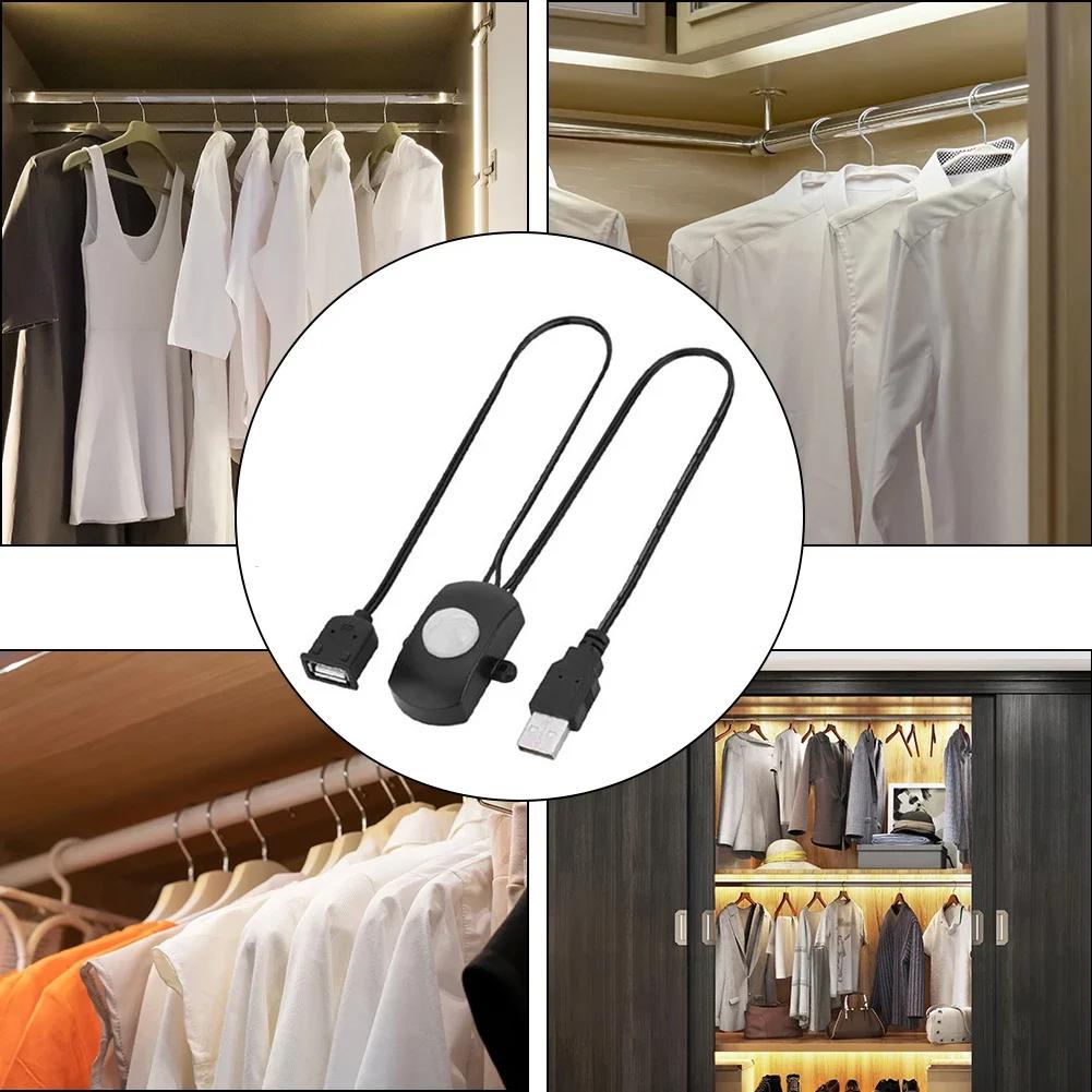 DC 5‑24V PIR Infrared Motion Sensor Detector Automatic Switch LED Strip USB/DC Interface for LED Strip Light