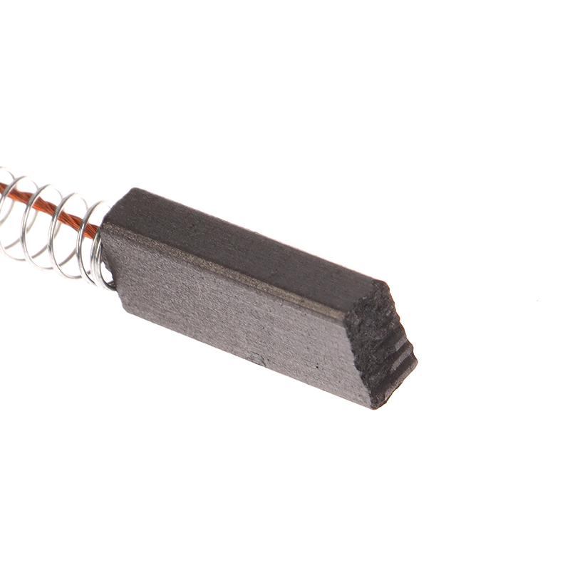 10Pcs Sealing Machine Centrifuge Carbon Brushs Electric Hammer Parts Graphite Brush Angular Polishing Machine Brush Accessories