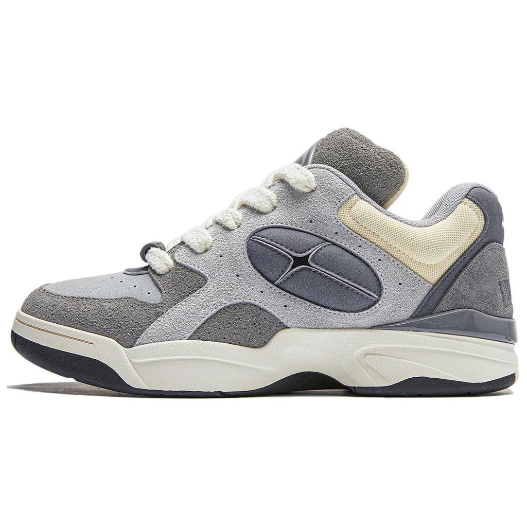 Li Ning Shooting Star Comfortable Non-Slip Casual Shoes Unisex Shoes Gray AZGU025-2