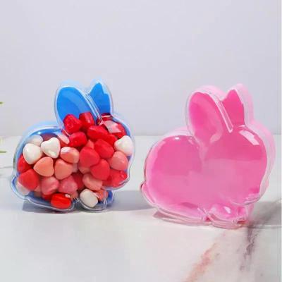 Rabbit Shape Plastic Candy Box Wedding Gift Box Party Favors Candy Holders Gift Boxes Wedding Like Candy Pack Christmas Supplies