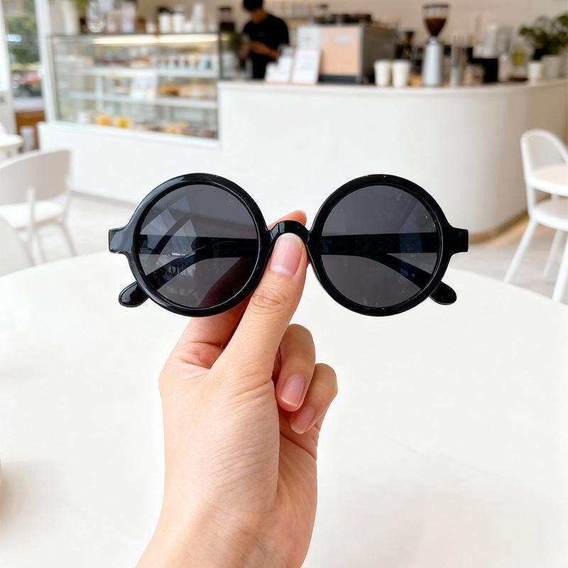 Round Frame Children'S Sunglasses Trend Boys And Girls Fashion Sunglasses Party Glasses