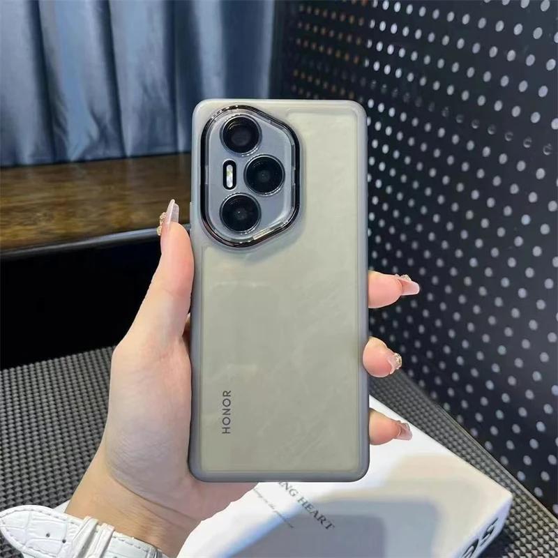 

Защитная пленка для объектива камеры для Honor 400 Pro Чехол для Honor 400 Lite 400Pro 5G Мягкий ТПУ Противоударный чехол конфетного цвета For Honor 400 Pro чёрный