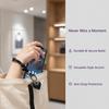 1Pc Silver Black Heart-Shaped Bear Charm For Mobile Phone Hanger Cute Mobile Phone Wristband With A Tie String