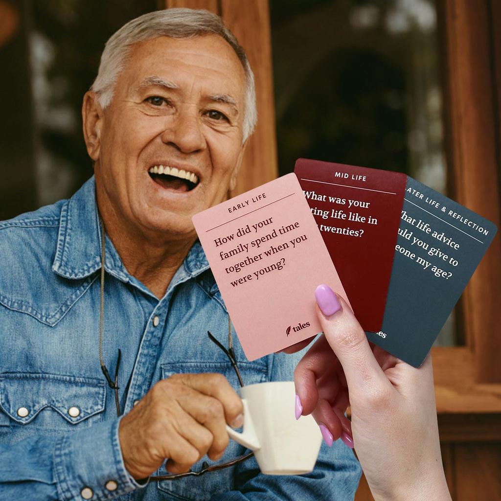 150 Pcs Life Story Interview Kit Cards, Family Conversation Cards With 3 Stages Of Life, Get To Know Parents And Grandparents For Family Pictionary