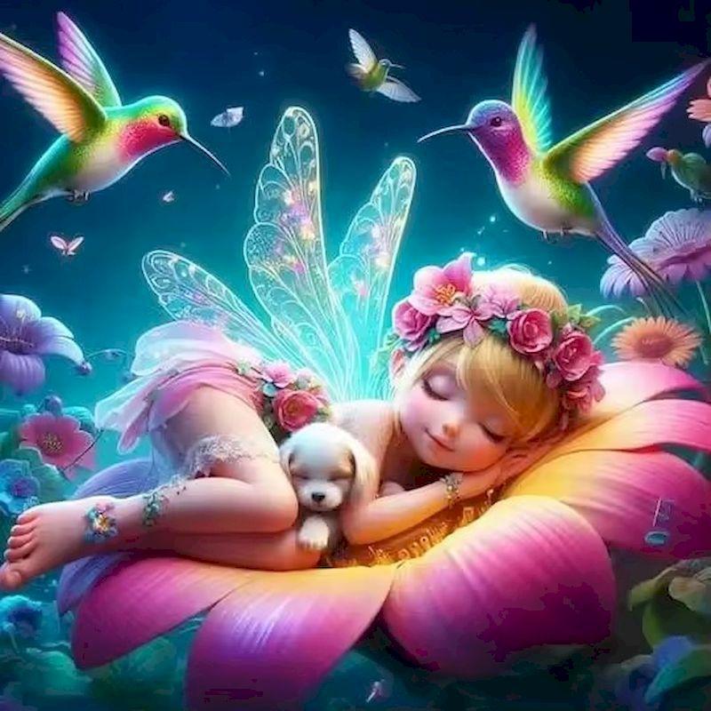 DIY Diamond Painting Elf Diamond Embroidery Cross Stitch Hand Pictures Of Rhinestones Mosaic Decor For Home