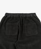 TOFFEE Corduroy Wide Elastic Pants (Black)