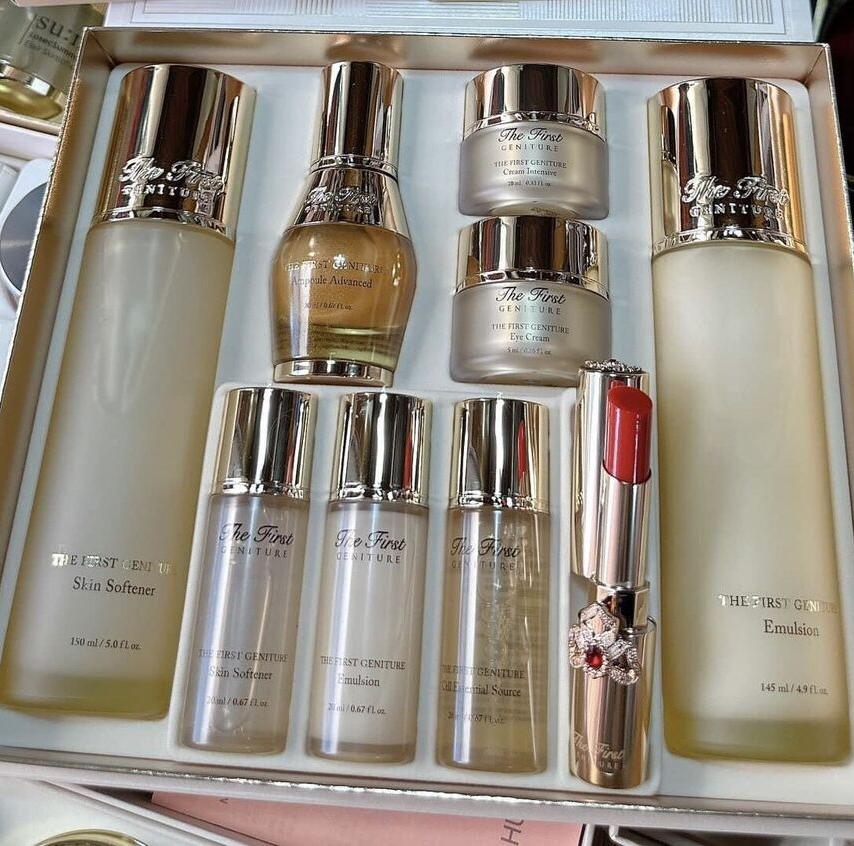 OHUI Набор The First Geniture Classic Signature Collection 9 Предметов / Антивозрастной, Увлажняющий, Корейская Косметика, Kbeauty