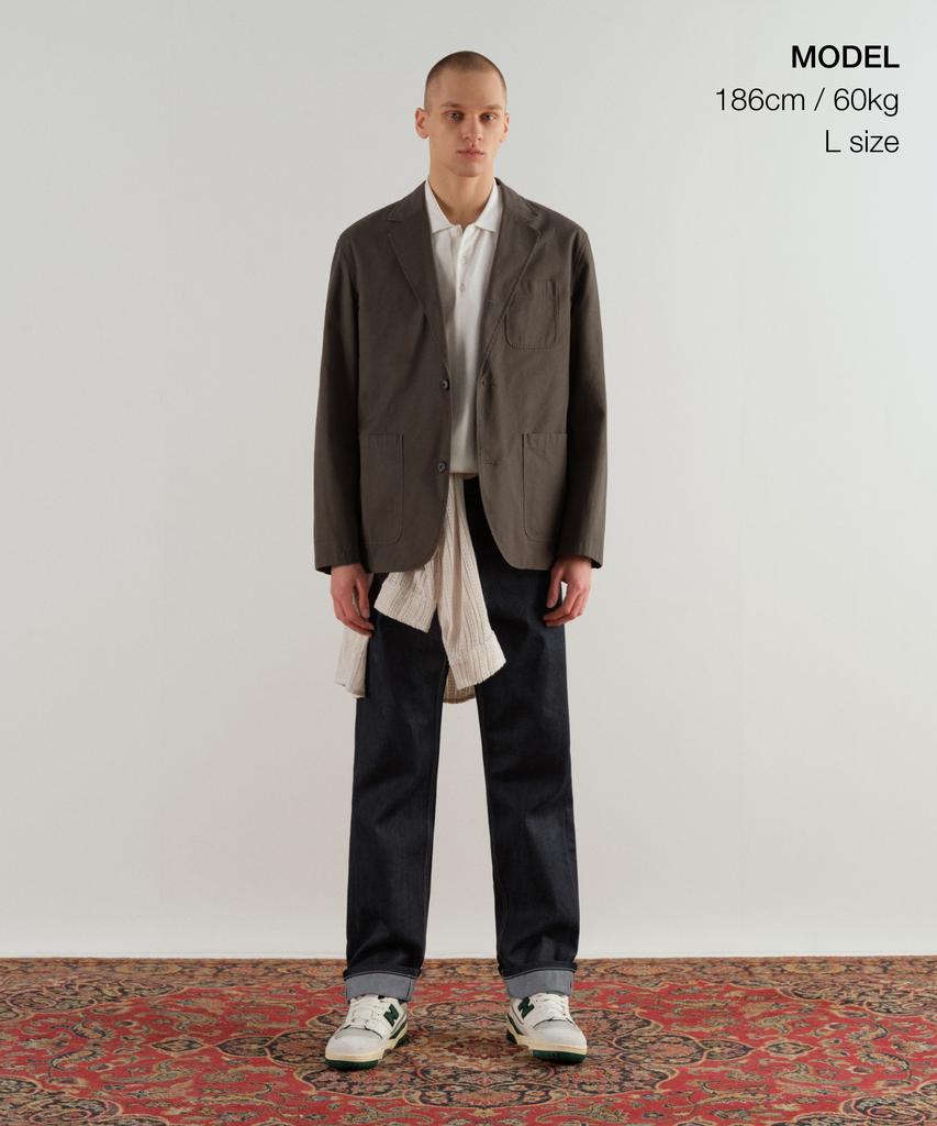 Musinsa Standard [City Workers] Cotton Blazer [Brown]