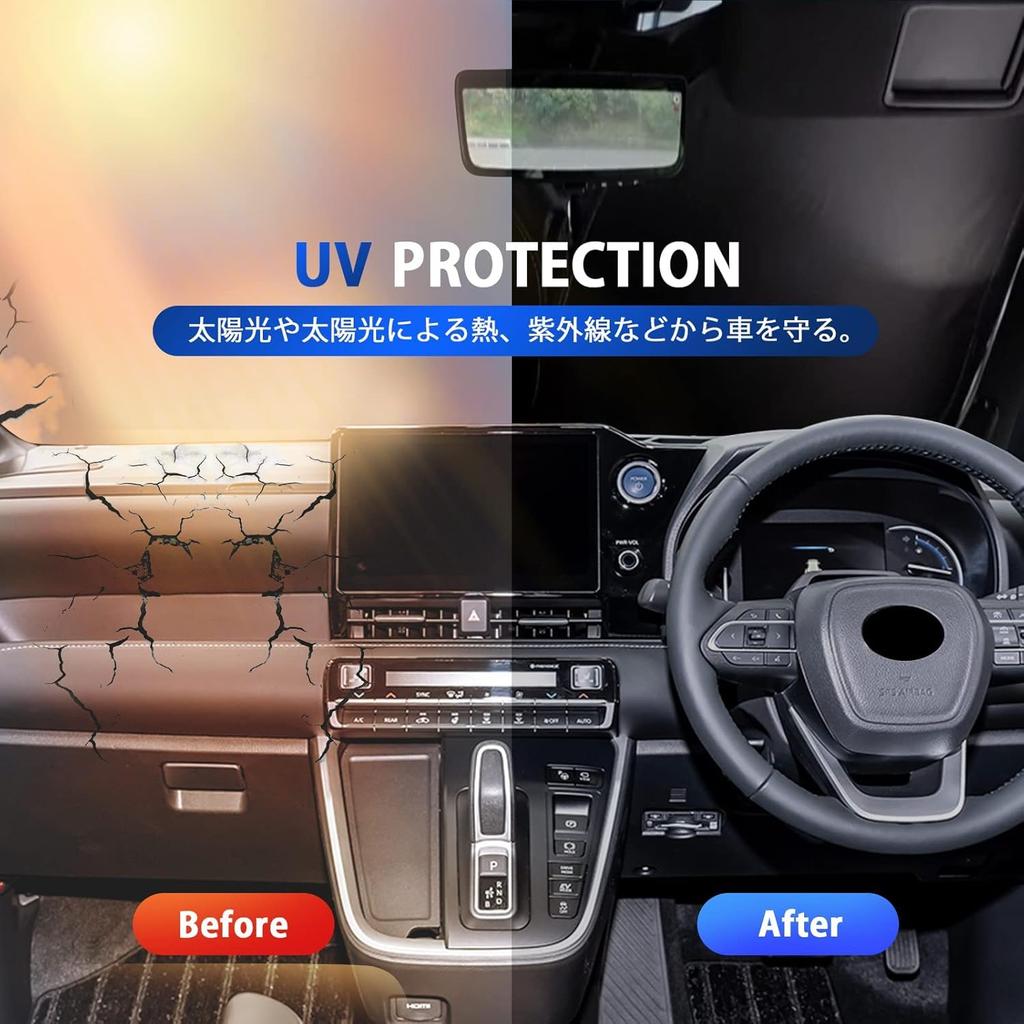 windshield sunshade for the Voxy Noah 90 UV and privacy sunshade with foldable design for car camping Noah 90 series Windshield Custom-designed