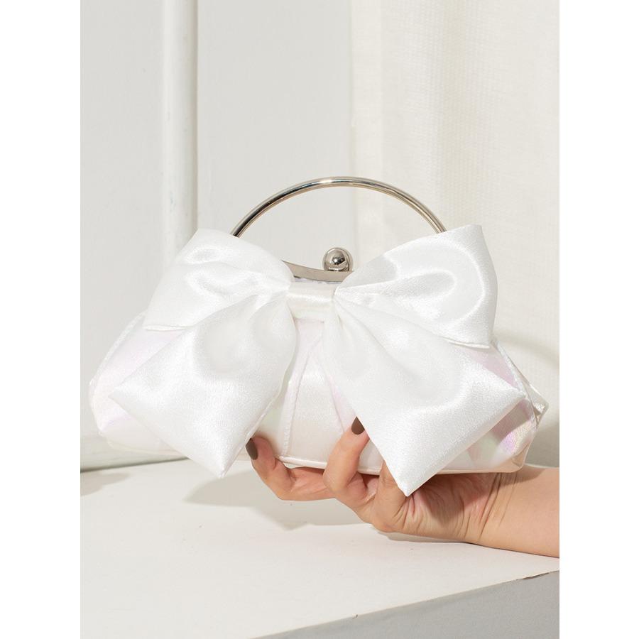 Клатч-сумочка с цветком-бантом новая женская сумка вечерняя сумка высококачественная сумка для платья банкетная сумка-мессенджер на плечо