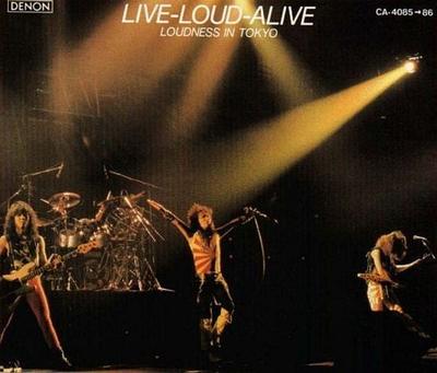 CD LOUDNESS - LIVE-LOUD-ALIVE-LOUDNESS IN TOKYO-  CA408586 Denon 1989 Japonsko ObiRock Použité