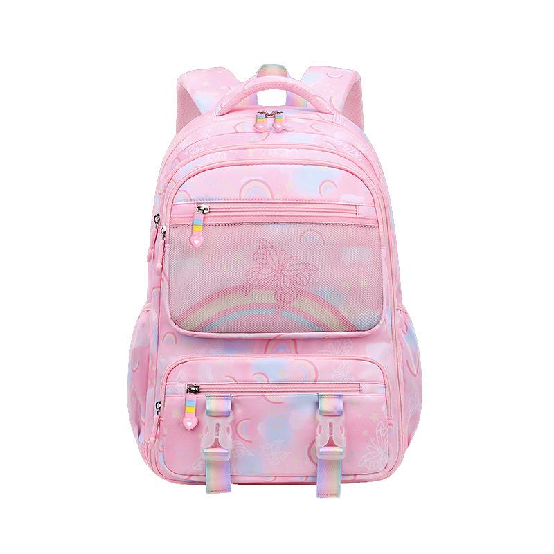 Dreamy Girls Backpack Lightweight Spine Protection School Bag for Grades 3-6 & Middle School Students