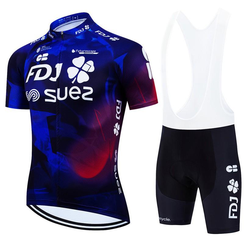 Unisex Cycling Jersey Shorts Set Quick-Dry Mountain Road Bike Apparel Breathable Performance Wear