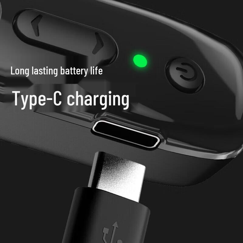 OUXING Q3 Portable Ear-Hook Bluetooth Intercom Headset (CN version)