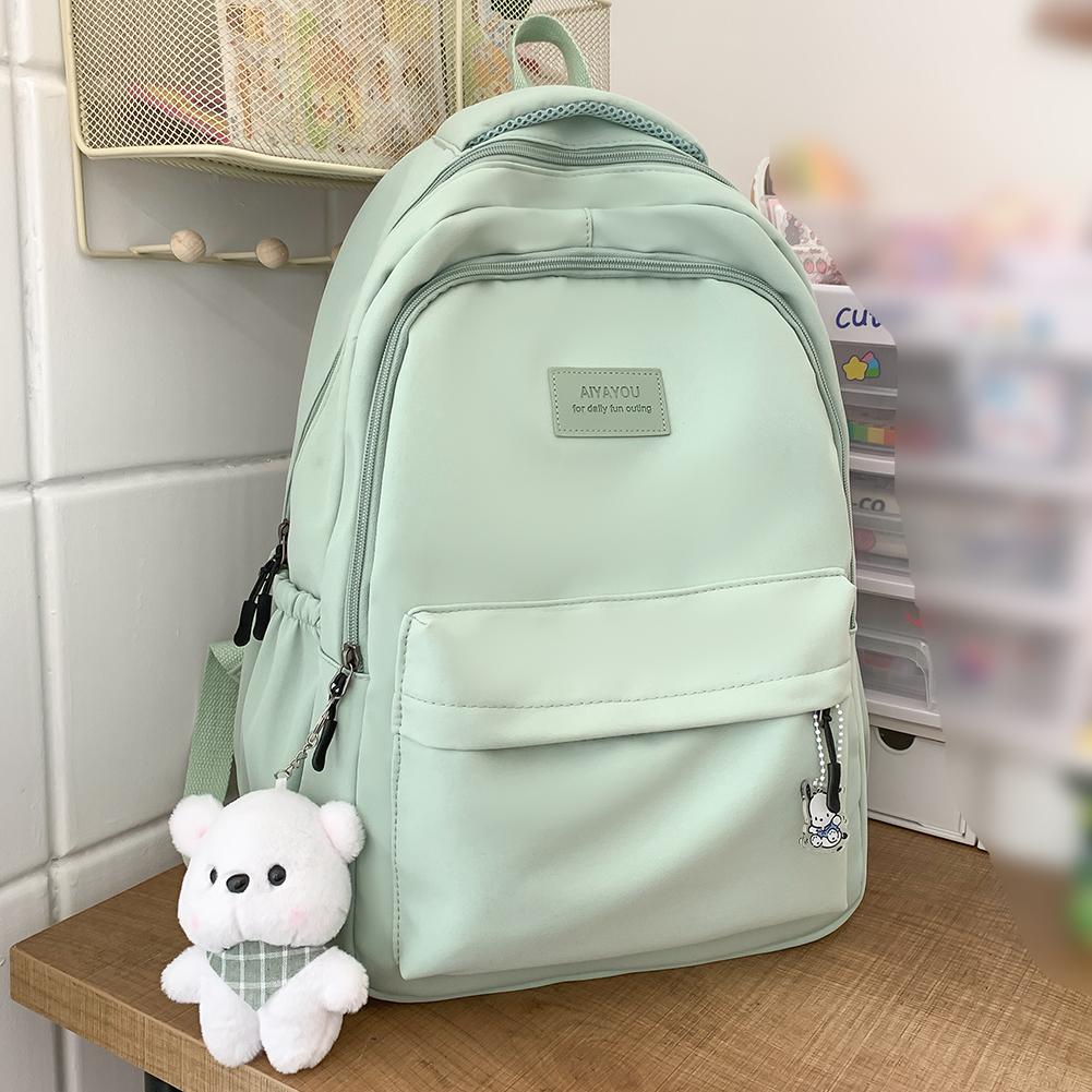 Casual Book Bags Large Capacity Woman Backpack Simple Fashion for Outdoor Sport