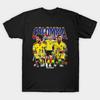 Herren Schwarzes T-Shirt mit Aufdruck Kolumbien 2024 Team No-Cut Transferpapier Druck Baumwoll-T-Shirt