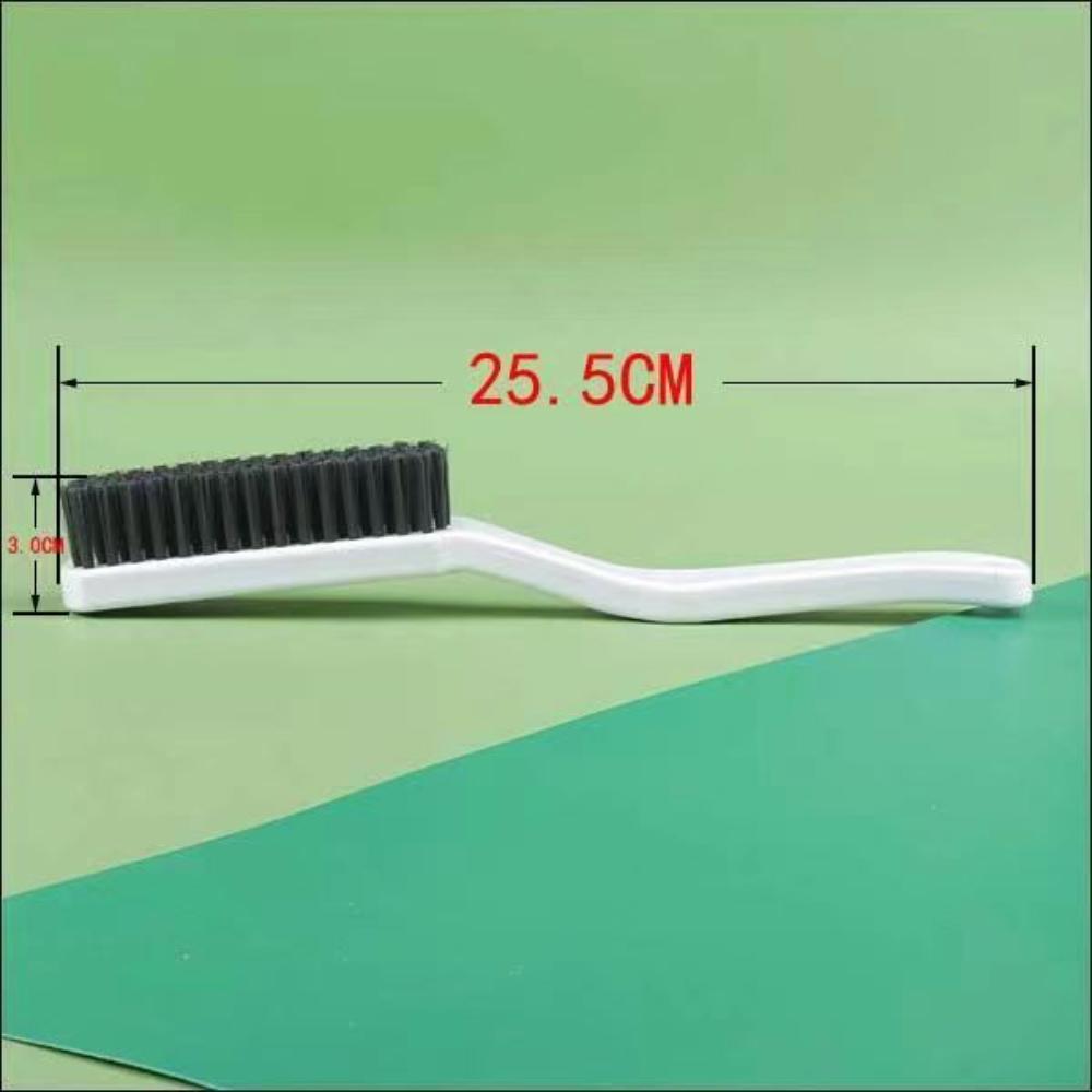 10pcs Brush Hard Bristled Plastic Long Handle Household Student Dormitory Daily Multifunctional Cleaning Brush