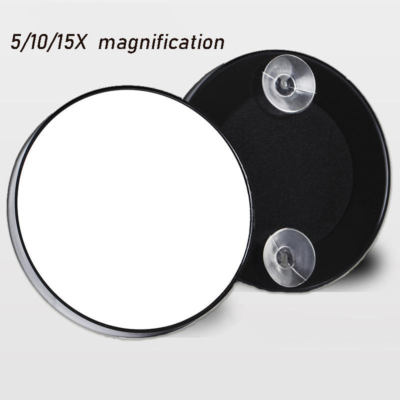 9cm 5X/10X/15X Magnifying Mirror Suction Cup Women Beauty Makeup Cosmetic Shower Home Magnification Glass Blackhead Magnifier