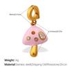 Fashion summer seaside wind DIY castle mushroom multi-element bikini buckle pendant cute enamel accessories