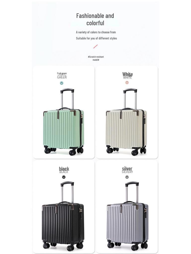 20-Inch Multifunctional Fashion Trolley Suitcase with Universal Wheels