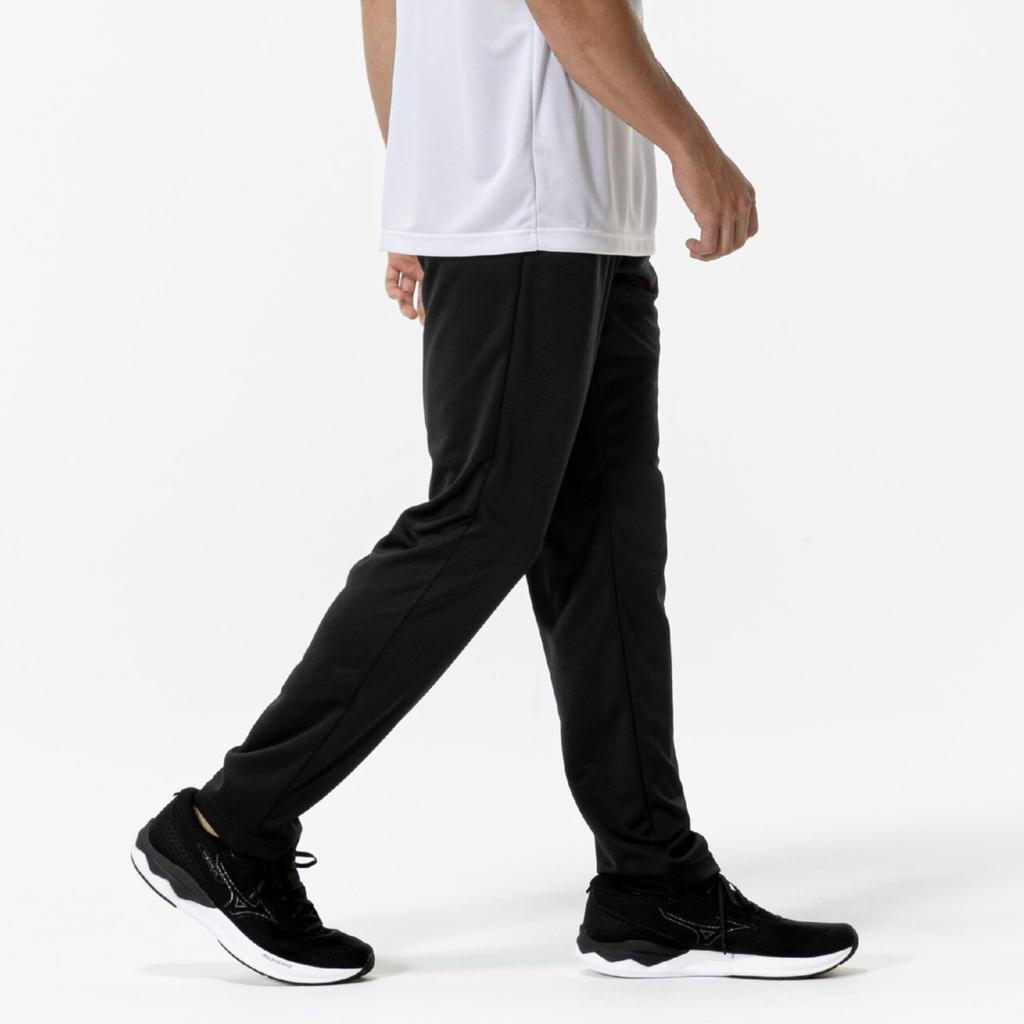 NaviDry Training Knit Long Pants and UV UPF Size L Men's Wear, Shorts, Moisture-Wicking, Quick-Drying, Protection, 15, Black/Silver, (Product Code