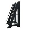 8-tier Katanas Model Stand Desktop Wooden Mini Katanas Toys Support Portable Sword Display Rack for Anime Lovers 11x 10.5x22 Cm