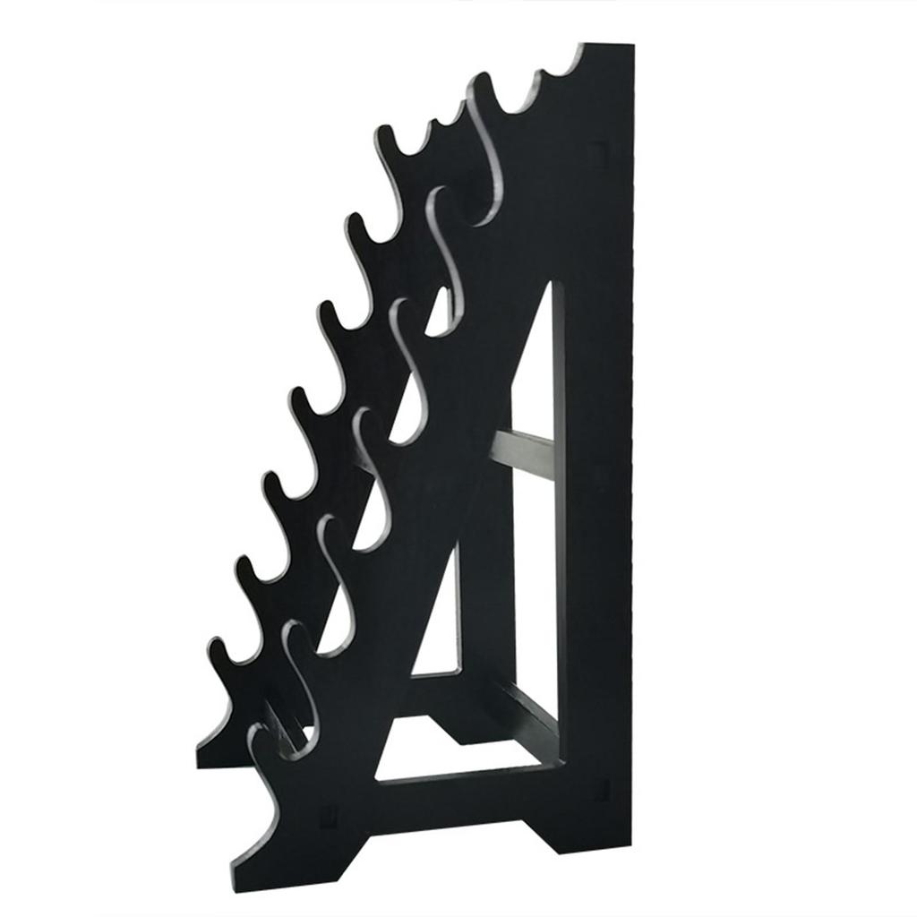 8-tier Katanas Model Stand Desktop Wooden Mini Katanas Toys Support Portable Sword Display Rack for Anime Lovers 11x 10.5x22 Cm
