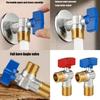 Brass Angle Valves 1/2 Inch High Flows Corrosion Resistant Water Control Valves For Bathroom Kitchen Plumbing Fixtures