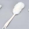 Home Bathroom Long Handle Shower Brush Back Bath Shower Scrubber Body Soft Mesh Scrub Powder Puff Clean Own Bath Back Brush Tool