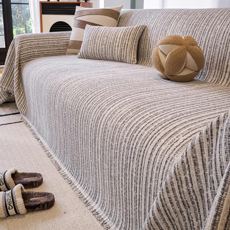 All-Season Chenille Sofa Cover: Dustproof, Claw-Resistant, Universal Fit