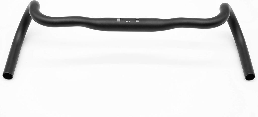 REDSHIFT Kitchen Sink Handlebar without Loop for and Commuter Aluminum Drop with 20mm of 41cm Width Road, Gravel, Touring, Bikes, Bar, 31.8mm Clamp,