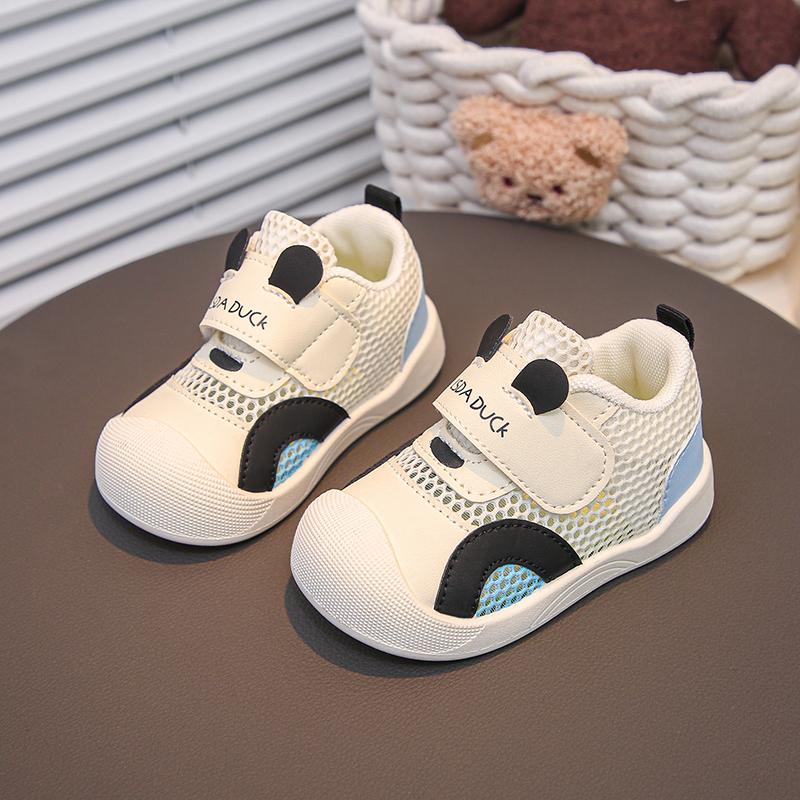 Baby Walking Shoes Cute Soft Sole Toddler Casual Shoes Toes Capped Non-slip 2025 New Fashion Boys Girls Flat Shoes Breathable
