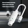 POE to Type C Adapter 48V to 5V 2.4A Type C Output High Efficiency ABS Protective Casing Over Current Protections