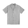 Mens Linen Style Short Sleeve Solid Shirts Casual Fit Formal Dress Top Tee Shirt