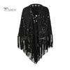 Winter Accessory Women Shawl Warm Fabric Solid Color Versatile Hollow Classic Tassels Hem Scarf Comfortable Wrap