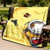 1 Stück Minions Banane Outdoor Weiche Decke Ultra Plüschig, Warm, Vielseitig und Pflegeleicht für Camping, und