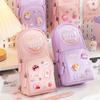 Multi-layer Large-capacity Beautiful Schoolbag Pencil Case Simple and Cute Girl Stationery Pencil Case
