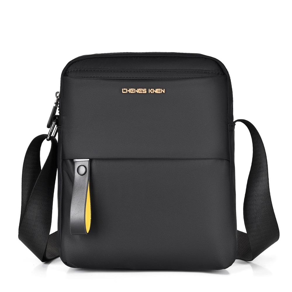 Oxford Men Crossbody Backpack Zipper Pockets Sling Bag Lightweight Messenger Bag  Casual