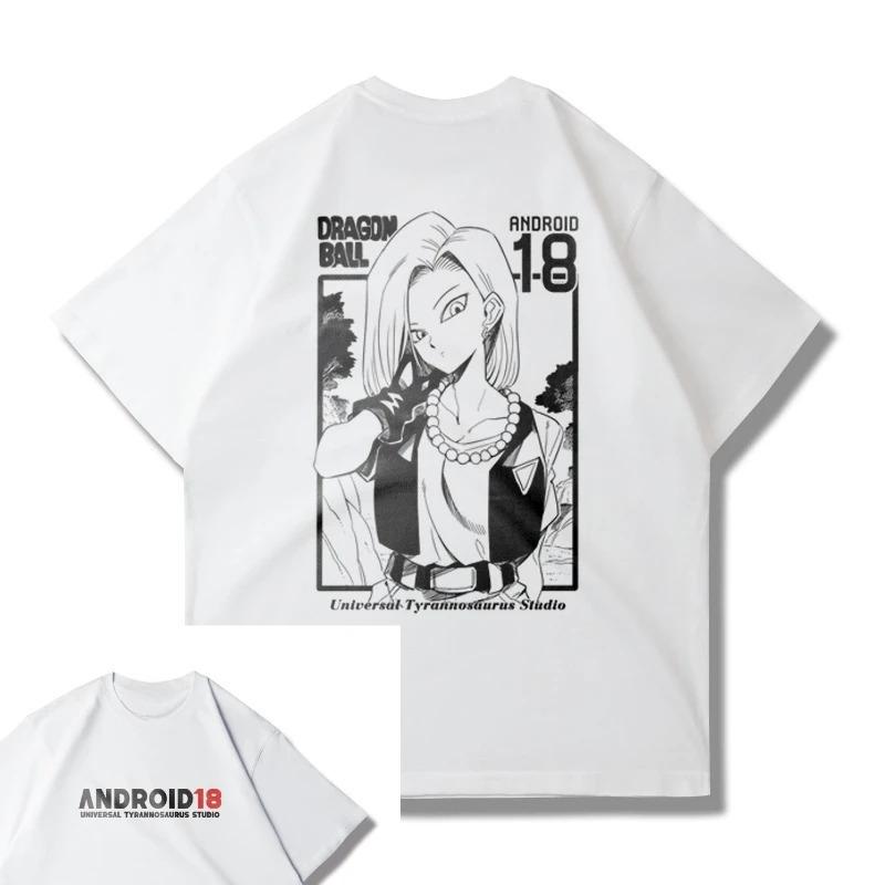 Anime Dragon Ball HighStreet Casual Tops Outdoor Sports Fitness Mens Tshirts Womens Shortsleeved Shirts Couple Styles