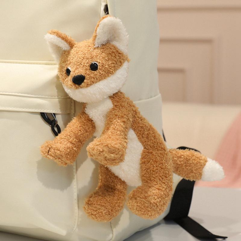 Nordic Style Cute Animal Plush Toy - Sheep, Fox & Puppy Keychain