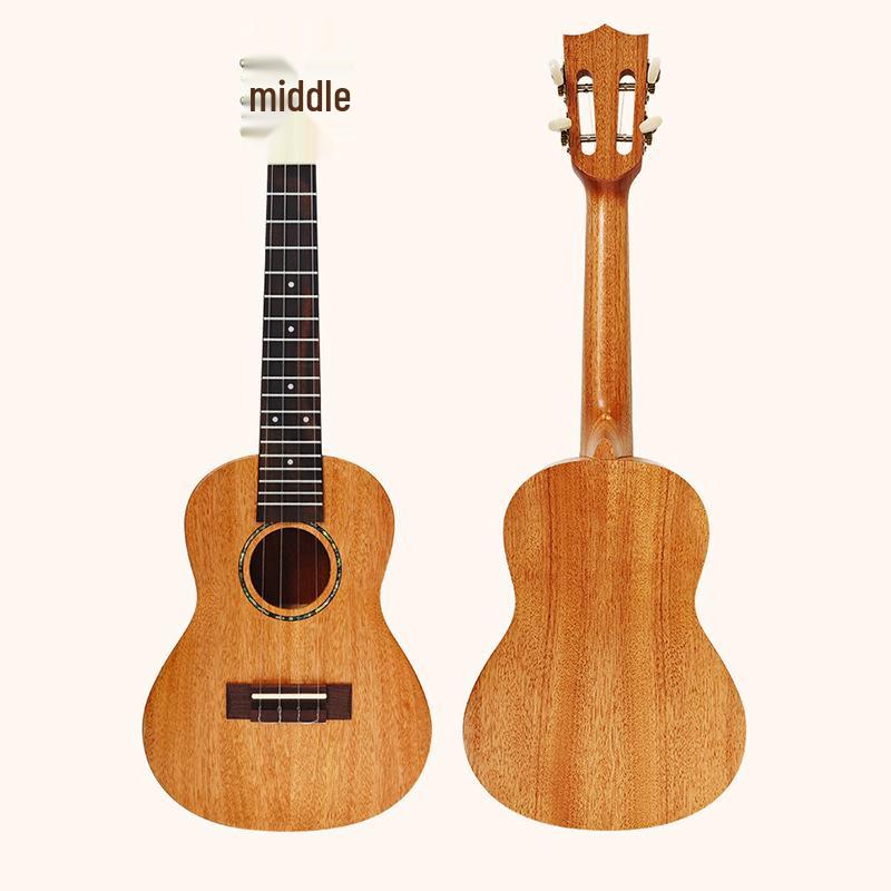 Classical 23/26 Inch Solid Mahogany Top Ukulele for Children's Beginners