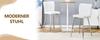 101cm High White PU Material Bar Stool Two-Piece Set: Ergonomic Backrest, Comfortable and Stylish.